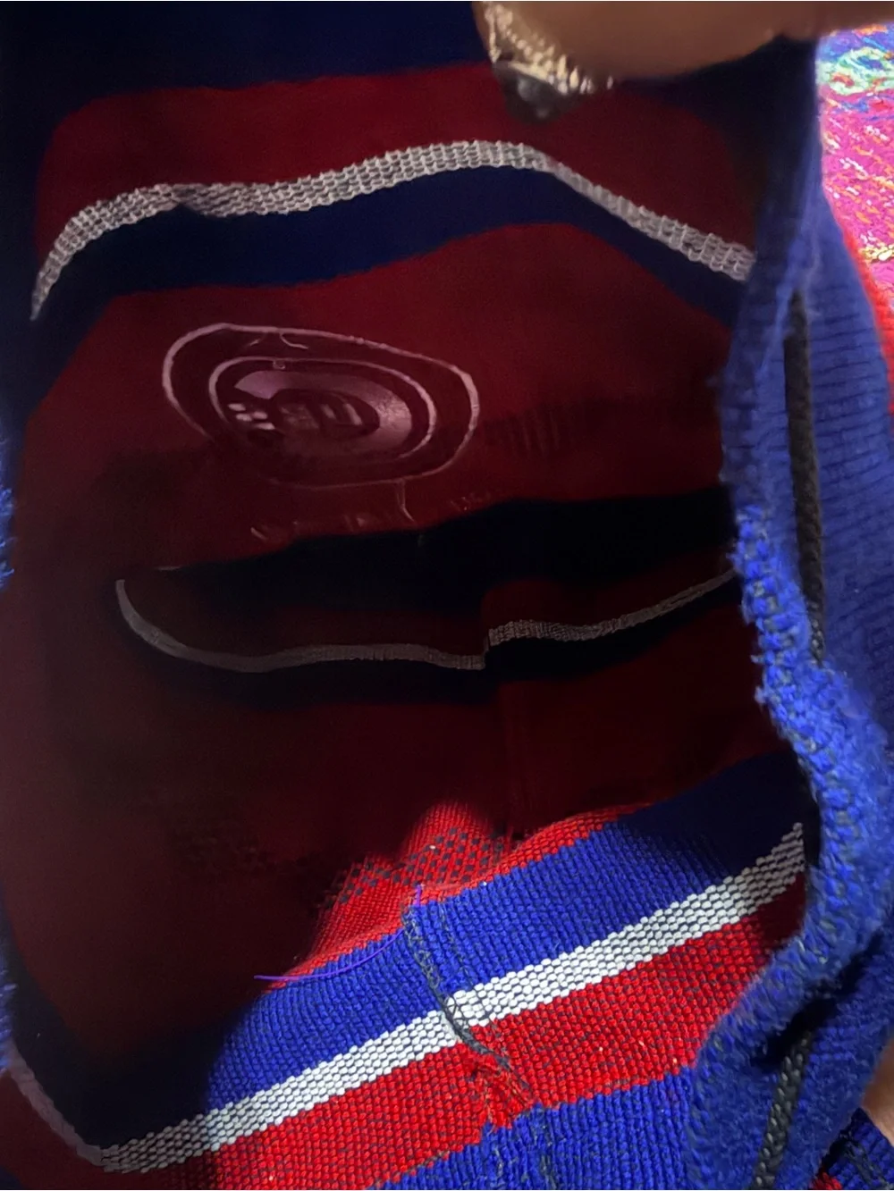 Chicago Cubs Red & Blue Knit Tote Bag